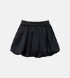 Dorothee Schumacher Shiny Statement Duchesse Miniskirt In Black