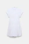 Dorothee Schumacher Short Dress Made From Broderie Anglaise With Ruffle Details