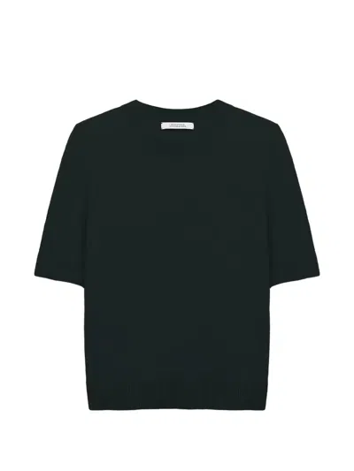 Dorothee Schumacher Fluffy Wash Short Sleeve Pullover In Gray