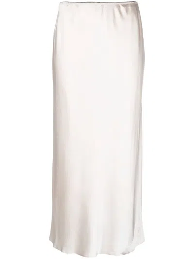 Dorothee Schumacher Silk Blend Slip Skirt In Nude