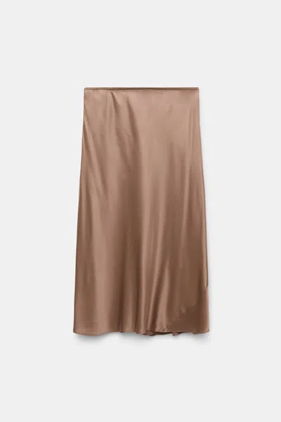 DOROTHEE SCHUMACHER SILK CHARMEUSE SKIRT