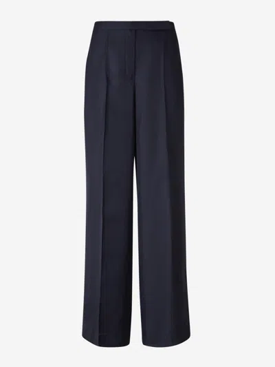 Dorothee Schumacher Wide-leg Trousers In Navy Blue