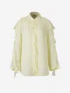 Dorothee Schumacher Silk Ruffle Blouse