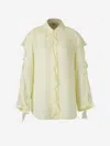 Dorothee Schumacher Silk Ruffle Blouse