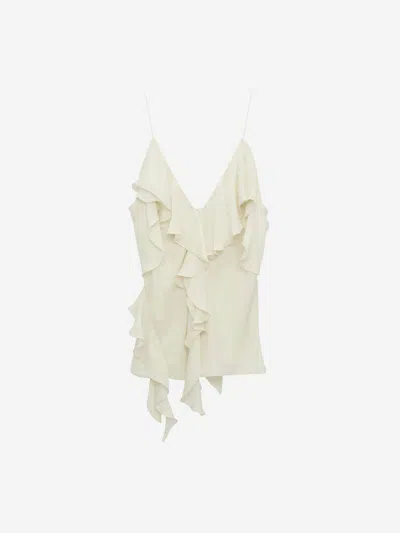 DOROTHEE SCHUMACHER DOROTHEE SCHUMACHER SILK RUFFLE TOP