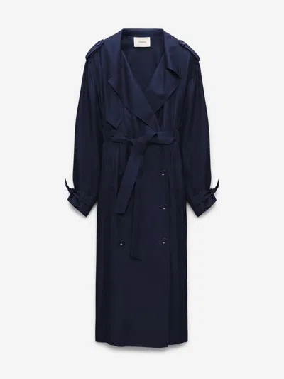 DOROTHEE SCHUMACHER DOROTHEE SCHUMACHER SILK TRENCH COAT