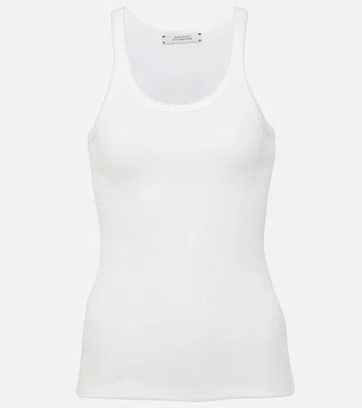 Dorothee Schumacher Simply Timeless Cotton Tank Top In  Pure White