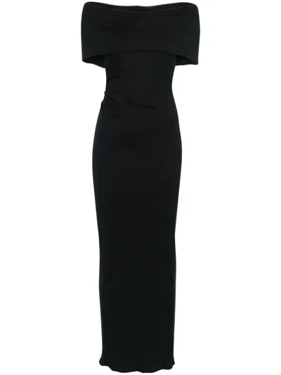 Dorothee Schumacher Simply Timeless Maxi Dress In Black