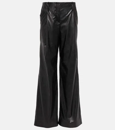 Dorothee Schumacher Hose Sleek Comfort Aus Lederimitat In Pure Black