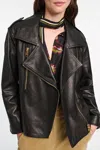 Dorothee Schumacher Sleek Statement Jacket In Black