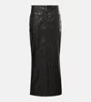 DOROTHEE SCHUMACHER SLEEK STATEMENT LEATHER MIDI SKIRT