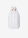 Dorothee Schumacher Bead-embellishment Halter Blouse In White
