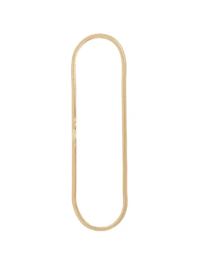 Dorothee Schumacher Snake Chain Belt In Gold