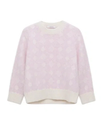 Dorothee Schumacher Jacquard Knit Pullover In Pink