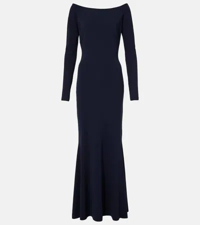 Dorothee Schumacher Soft Shape Maxi Dress In Blue