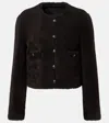 Dorothee Schumacher Soft Touch Cropped Reversible Leather Jacket In Brown