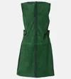 DOROTHEE SCHUMACHER SOFT TOUCH SUEDE MINIDRESS