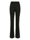 Dorothee Schumacher Degrade Sequin Embellished Flares In Punto Milano In Black
