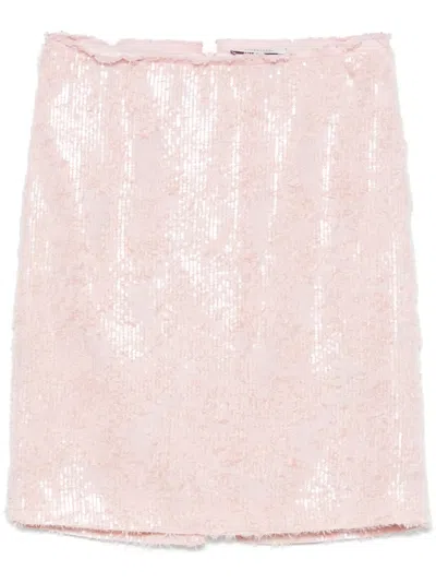 Dorothee Schumacher Sparkling Minirock In Rosa