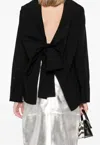 Dorothee Schumacher Sparkling Power Blouse In Black In Black
