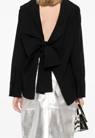 Dorothee Schumacher Sparkling Power Blouse In Black