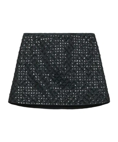 Dorothee Schumacher Sparkling Statement Cardigan In Black