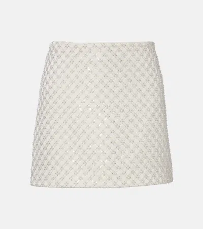 Dorothee Schumacher Sequin Embellished Mini-skirt In Duchesse In Neutral
