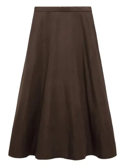 DOROTHEE SCHUMACHER SPORTY ELEGANCE A-LINE MIDI SKIRT