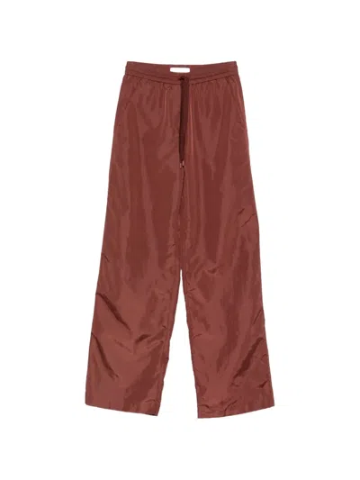 Dorothee Schumacher Sporty Elegance Drawstring Track Pants In Red