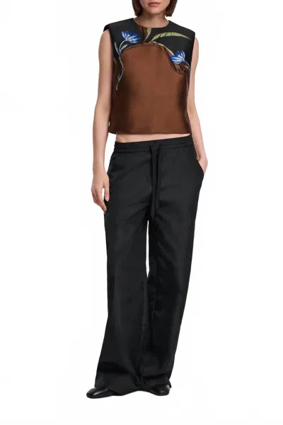 Dorothee Schumacher Sporty Elegance Pants In Pure Black In Multi