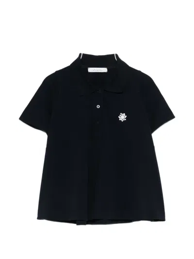 Dorothee Schumacher Sporty Romance Polo Shirt In Black