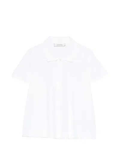Dorothee Schumacher Sporty Romance Polo Shirt In White