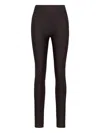 Dorothee Schumacher Leggings With Side Panel In Brown