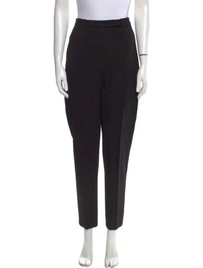 Pre-owned Dorothee Schumacher Straight Leg Pants In Black