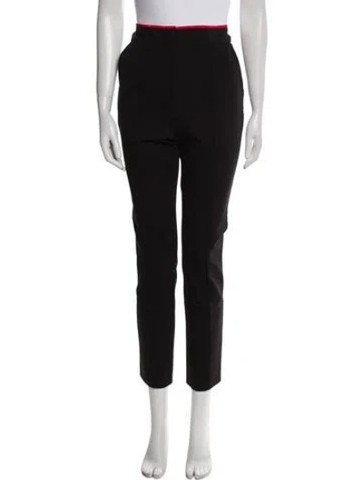 Pre-owned Dorothee Schumacher Straight Leg Pants In Black