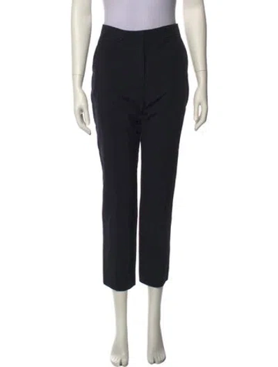 Pre-owned Dorothee Schumacher Straight Leg Pants In Black