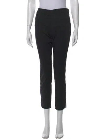 Pre-owned Dorothee Schumacher Straight Leg Pants In Black