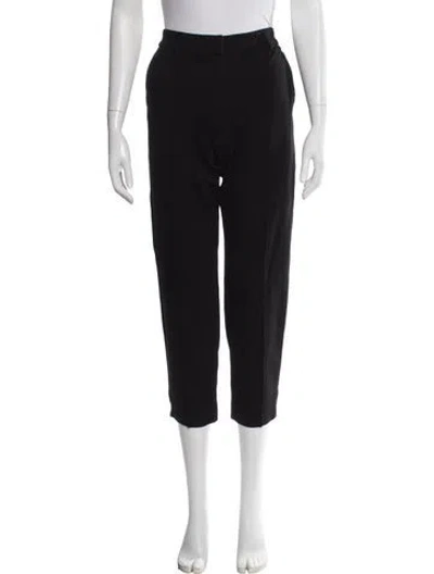 Pre-owned Dorothee Schumacher Straight Leg Pants In Black