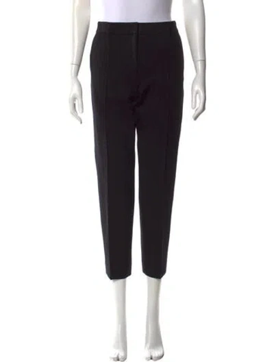 Pre-owned Dorothee Schumacher Straight Leg Pants In Black