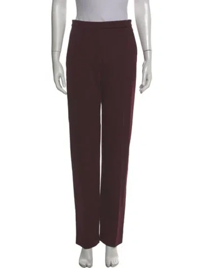 Pre-owned Dorothee Schumacher Straight Leg Pants In Brown