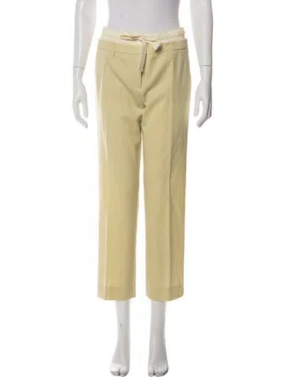 Pre-owned Dorothee Schumacher Straight Leg Pants In Multi