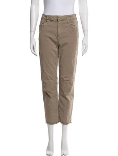 Pre-owned Dorothee Schumacher Straight Leg Pants In Neutral