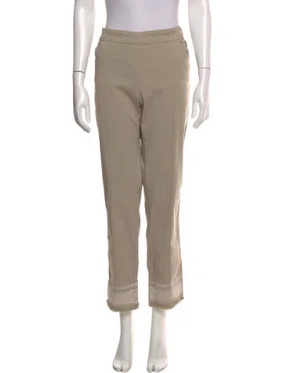 Pre-owned Dorothee Schumacher Straight Leg Pants W/ Tags In Brown