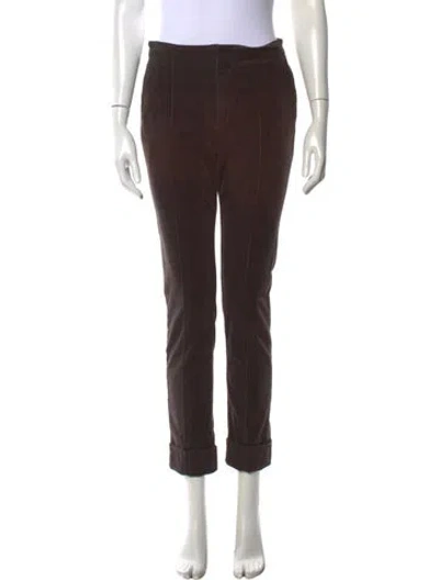 Pre-owned Dorothee Schumacher Straight Leg Pants W/ Tags In Brown