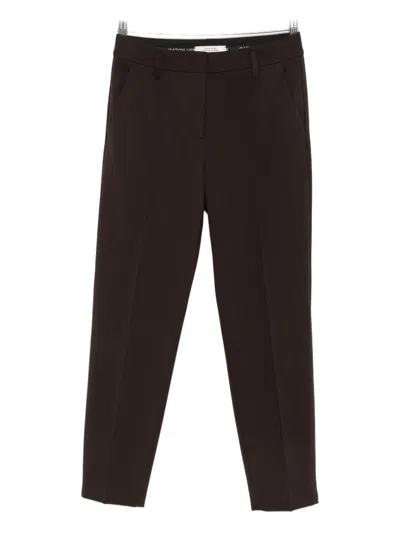 Dorothee Schumacher Straight-leg Trousers In Brown