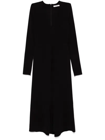 Dorothee Schumacher Stretch-design Midi Dress In 黑色