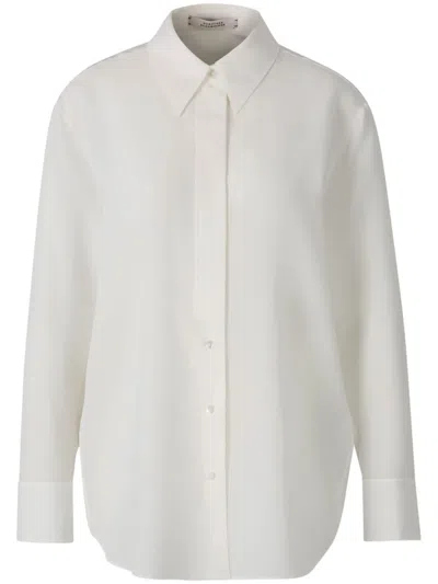 Dorothee Schumacher Striking Volumes Blouse In White