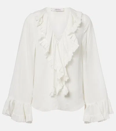 Dorothee Schumacher Striped Blouse In White
