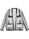Dorothee Schumacher Striped Cardigan In Neutrals