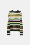 Dorothee Schumacher Colorful Luxury Striped Cashmere Pullover In Multi Colour